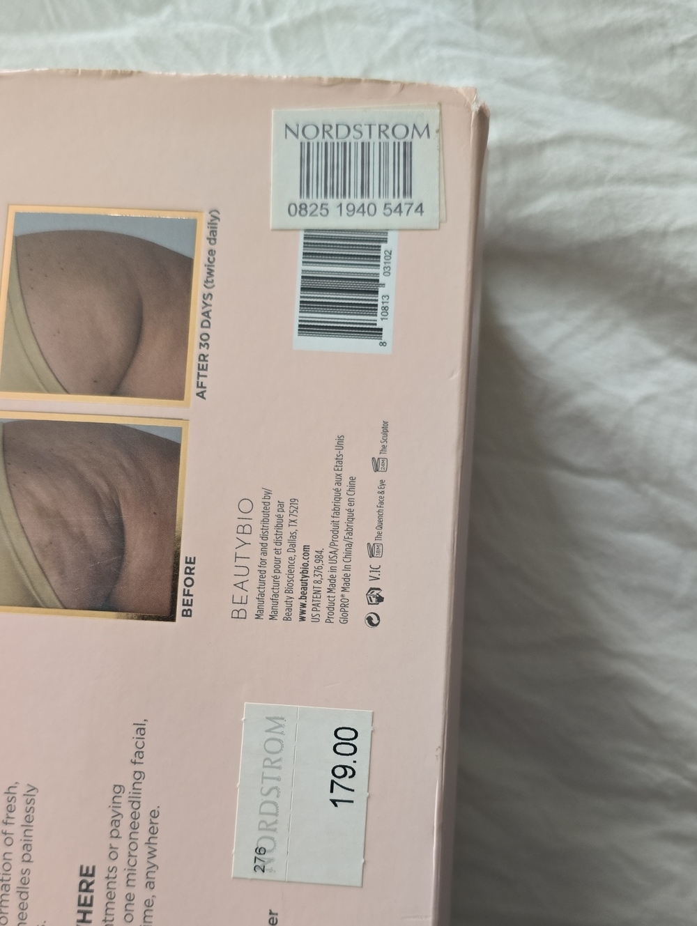 GloPro BeautyBio Head-to-Toe Micro-Needling Kit — White & Pink - Picture 4 of 5